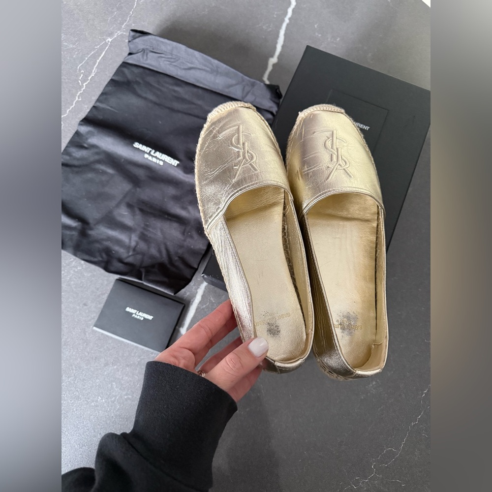 YSL flat espadrilles